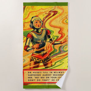 Buck Rogers Comic Wilma Deering 1930 Strandtuch