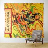 Buck Rogers Comic Wilma Deering 1930 Wandteppich (Beispiel (Horizontal))