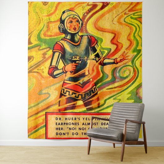 Buck Rogers Comic Wilma Deering 1930 Wandteppich (Beispiel)