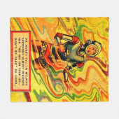 Buck Rogers Comic Wilma Deering der 1930er Jahre Fleecedecke (Vorderseite (Horizontal))