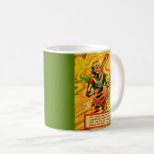 Buck Rogers Comic Wilma Deering der 1930er Jahre Kaffeetasse (VorderseiteRechts)
