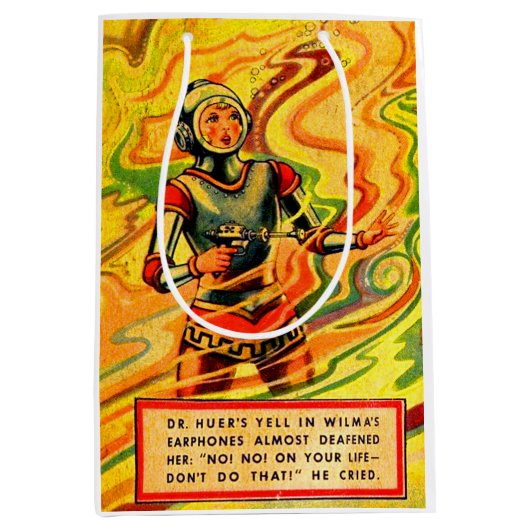 Buck Rogers Comic Wilma Deering der 1930er Jahre Mittlere Geschenktüte (Vorderseite)