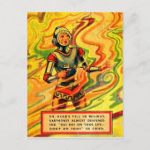 Buck Rogers Comic Wilma Deering der 1930er Jahre Postkarte (Vorderseite)