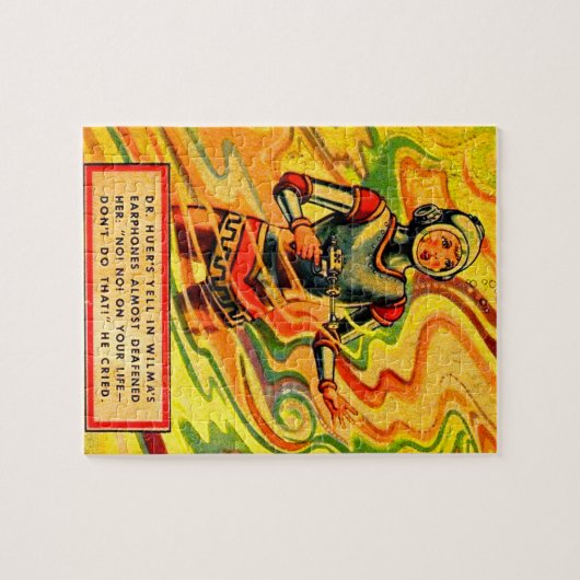 Buck Rogers Comic Wilma Deering der 1930er Jahre Puzzle (Horizontal)