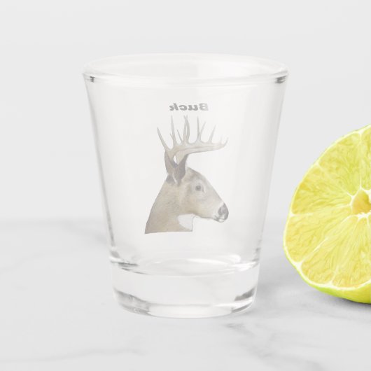 Buck Schnapsglas (Rückseite)