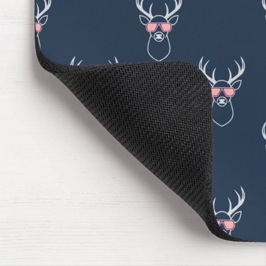 Buck Silhouette Mouse Pad Mousepad (Ecke)