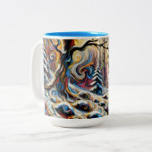 Buck-Tasse Zweifarbige Tasse (Vorderseite Links)