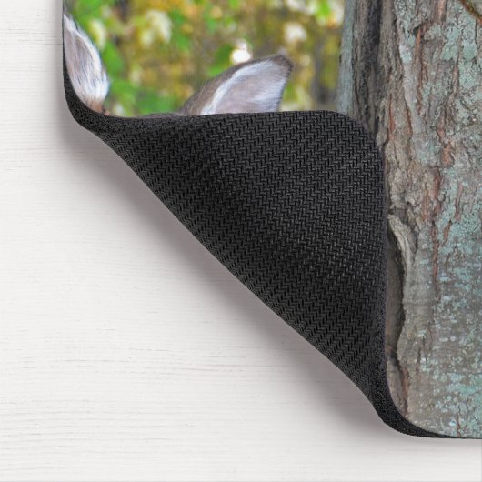 Buck und Tu mit Baumherz Mousepad (Ecke)