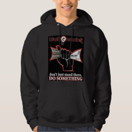 "Buck und Wahlzettel" Schwarzer Pullover-Hoodie fü Hoodie