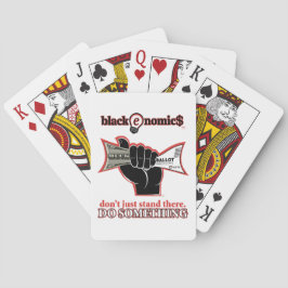 "Buck und Wahlzettel" Spielkarten (Weiß)