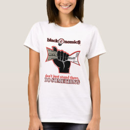 "Buck und Wahlzettel"-T-Shirt für Frauen T-Shirt