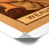 Buck Weaver White Sox Baseball 1912 Poster (Ecke)