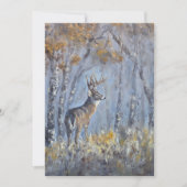 Buck-Wiese Feiertagskarte (Vorderseite)
