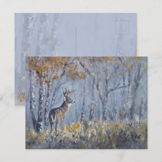 Buck-Wiese Postkarte (Vorne/Hinten)