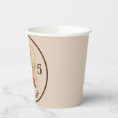 Buckaroo Cowboy Boy's Birthday Name & Age Pappbecher (Links)