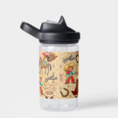 Buckaroo Cowboy Wollte Boy's Name und Beschreibung Trinkflasche (rechts)