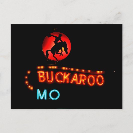 Buckaroo Motel, Tucumcari, New Mexico Postkarte (Vorderseite)