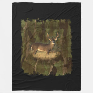 Buckel in Camouflage - Fleece gemütliche Blankett