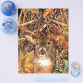Buckel in Camouflage Weißer Schwanz Hirsch Flyer (Einzeln)