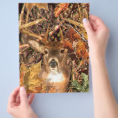 Buckel in Camouflage Weißer Schwanz Hirsch Flyer (Hand)