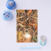 Buckel in Camouflage Weißer Schwanz Hirsch Flyer (Einzeln)