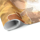 Buckel in Camouflage Weißer Schwanz Hirsch Geschenkpapier (Rolleneckpunkt)