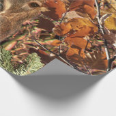 Buckel in Camouflage Weißer Schwanz Hirsch Geschenkpapier (Ecke)