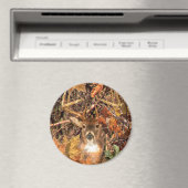 Buckel in Camouflage Weißer Schwanz Hirsch Magnet (In Situ (Geschirrspüler))