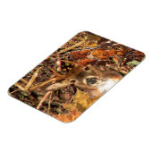 Buckel in Camouflage Weißer Schwanz Hirsch Magnet (Linke Seite)