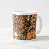 Buckel in Herbst Camouflage Weißer Schwanz Hirsch Jumbo-Tasse (Vorderseite Rechts)