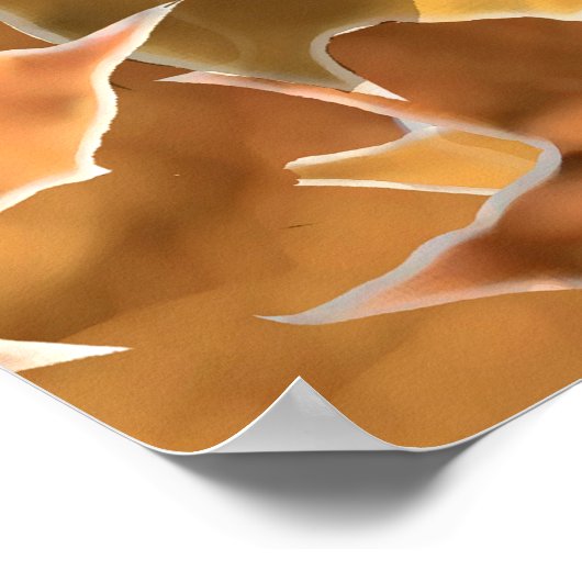 Buckel in Herbst Camouflage Weißer Schwanz Hirsch Poster (Ecke)