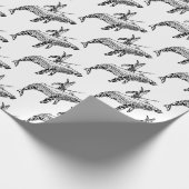 Buckel mit Baby Geschenkpapier (Ecke)