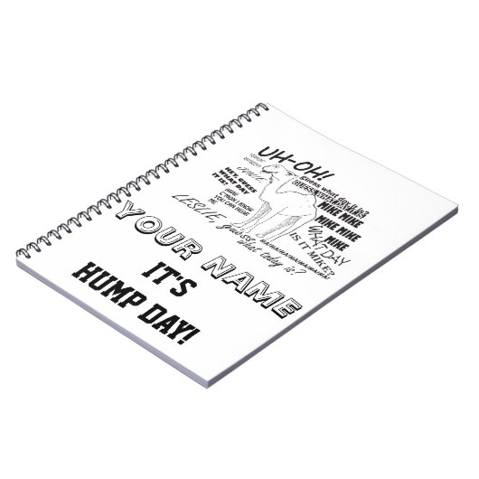 BUCKEL-TAGESkamel Notizblock (Linke Seite)