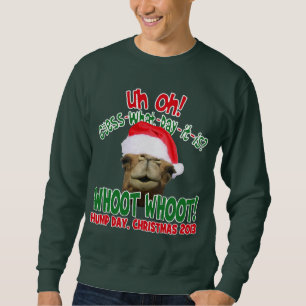 Buckel-Tageskamel-Sankt-WeihnachtsSweatshirt Sweatshirt