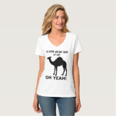 Buckel-Tageskamel-T - Shirt (Vorderseite Vollansicht)