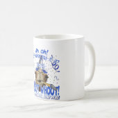 Buckel-Tageskamel-Tassen 2014 des Sylvesterabends Kaffeetasse (VorderseiteRechts)