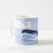 Buckel-Wal-Foto-Tasse Kaffeetasse (Vorderseite Links)