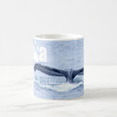 Buckel-Wal-Foto-Tasse Kaffeetasse (Mittel)