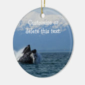 Buckel-Wal-Kopf; Kundengerecht Keramik Ornament (Links)