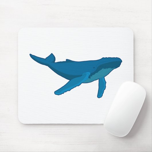 Buckel-Wal Mousepad (Mit Mouse)