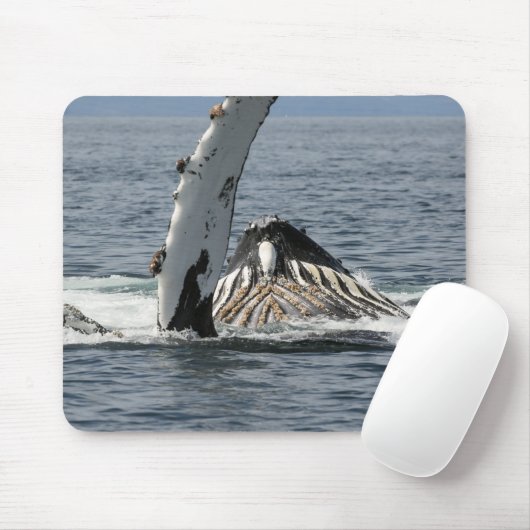 Buckel-Wal Mousepad (Mit Mouse)