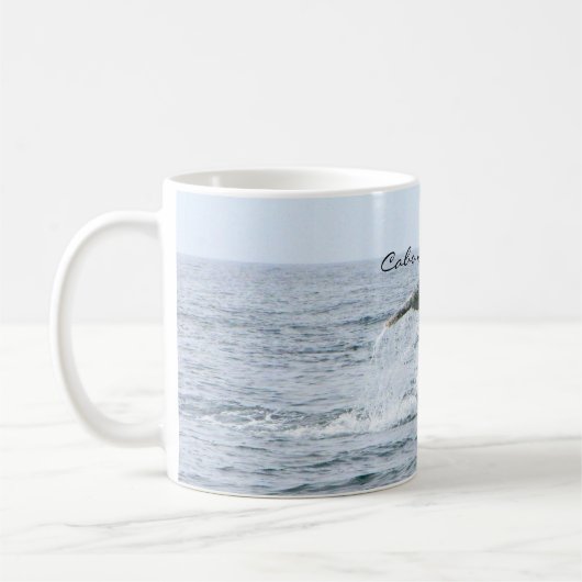 Buckel-Wal-Schwanz, Cabo San Lucas Kaffeetasse (Links)