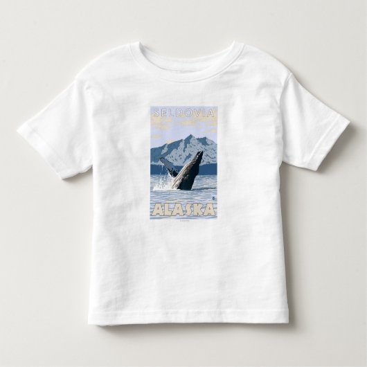 Buckel-Wal - Seldovia, Alaska Kleinkind T-shirt (Vorderseite)