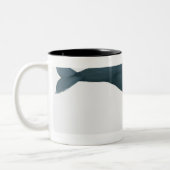 Buckel-Wal Zweifarbige Tasse (Links)