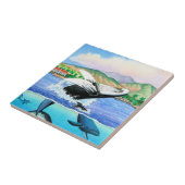 Buckel-Wale Fliese (Seite)