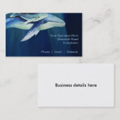 Buckel-Wale Visitenkarte (Vorne/Hinten)