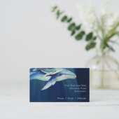 Buckel-Wale Visitenkarte (Stehend Vorderseite)