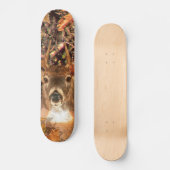 Buckeln in Herbst Camouflage Weiße Schwanz Hirsche Skateboard (Vorderseite)