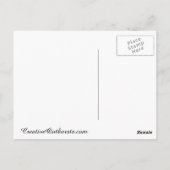 Buckelpostkarte des Kamels Postkarte (Rückseite)