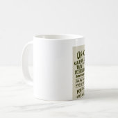 Buckeltagcofee Tasse (Vorderseite Links)